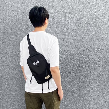 【Buddy Bag - 黑色】中性款斜背包