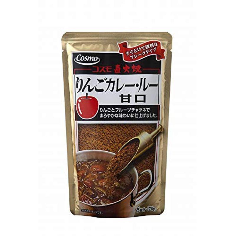 コスモ食品 直火焼りんごカレー甘口 170g まとめ買い(×10)