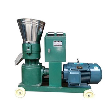 附發票 顆粒機 製粒機 平模飼料顆粒機 多功能塑料有機肥動物糞便青草稭稈花生殻製粒機