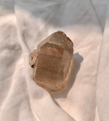 紫鈦晶簇 髪晶 水晶簇 城堡 金髮晶 天然水晶 擺設 水晶原礦 原石