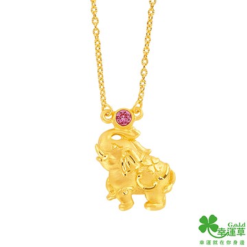 幸運草 萬象更新黃金/水晶項鍊