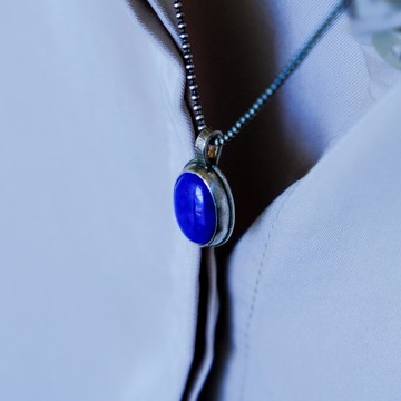 青金石 純銀項鍊