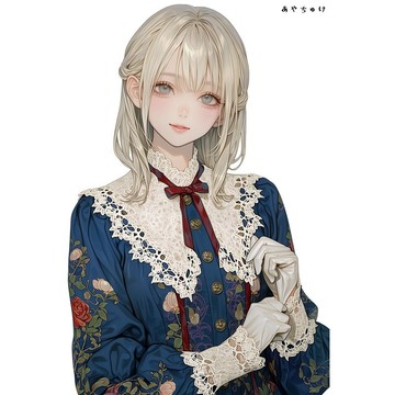 【9 月新品】07-144-0104 人物貼紙 幻想復古浪漫喫茶