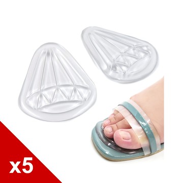 糊塗鞋匠 優質鞋材 D08 4mm鑽石GEL前掌墊 5雙