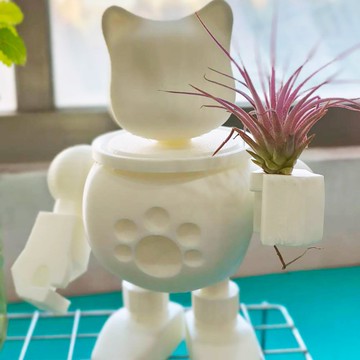 大衛正宗 3D立體作品 B165 貓星人  3D Print 3D列印