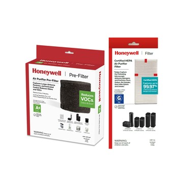 Honeywell 適用HPA-030WTW一年份專用濾網組(HEPA濾網HRF-G1x2+活性碳CZ除臭濾網HRF-APP1)