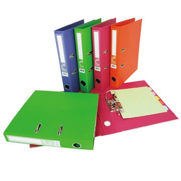 同春 F66450S 繽紛布紋系列-45mm A4二孔拱型夾