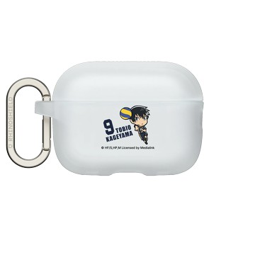 AirPods Pro 2 AirPods Case 透明 - 排球少年 Haikyu!! - Q 版人物 - 影山飛雄