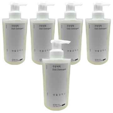 Saengong 生活工作所 洗碗精 廚房洗潔精 Rice 大米水  5個  500ml