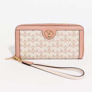 PLAYBOY - 拉鍊長夾 MilkshakeBunny系列 - 粉色