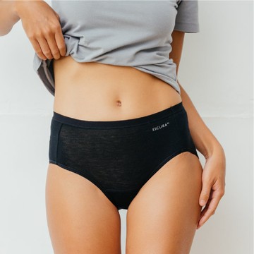 純淨抗菌，中腰內褲 1 件 海洋純淨 蜜桃粉 L