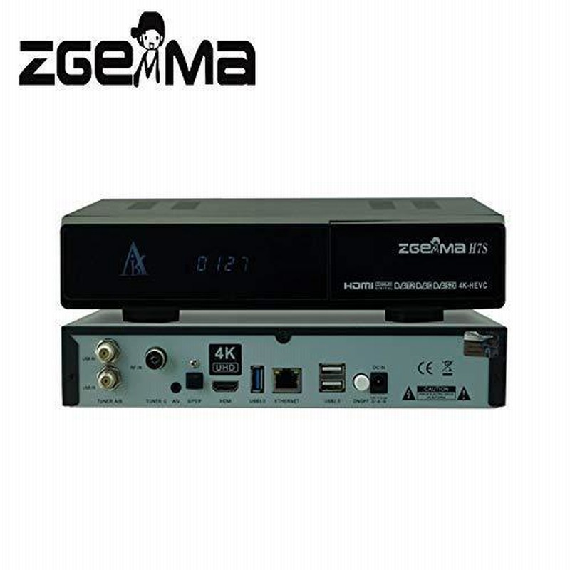 2022 新作 ZGEMMA H7S 新4K衛星放送 テレビ 受信機 Linux 2 DVB-S2X