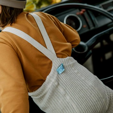 Silly Silas - 復古嬉皮吊帶褲 - Cream Blend - 2~3Y