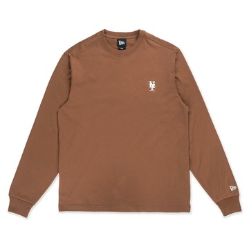 NEW ERA 男女 長袖上衣 TIMELESS MINIMAL 紐約大都會 咖啡 NE14418230