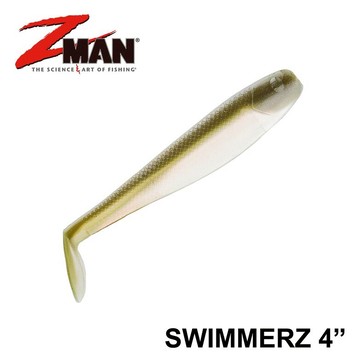ZMAN SWIMMERZ 4’’ 4吋 T尾大魚 極度耐咬 路亞軟蟲  Z044