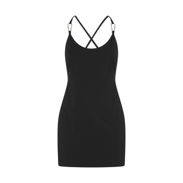 Heron Preston - Black Viscose Blend Stretch Dress