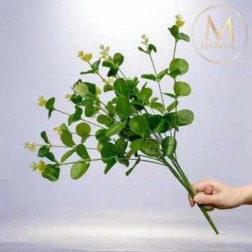 【Floral M】最佳配角尤加利葉仿真花花材1入組(人造花/仿真花/假花/花藝DIY/裝飾花材)