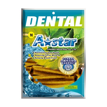 A star 潔牙骨 保持口氣清新 減少牙垢 維持牙齦健康  健膚亮毛  240g  1包