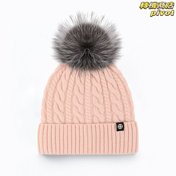 【加厚防風】羊毛護耳帽 針織帽 毛線帽 防寒帽 滑雪帽 保暖帽 純羊毛材質 可調節護耳 防風毛球 冬季戶外運動 工廠直供