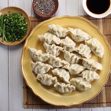 【香草豬】韭菜大水餃