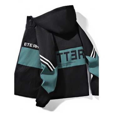 春秋季男士外套韓版潮流休閑百搭連帽工裝夾克薄款男裝上衣服褂子