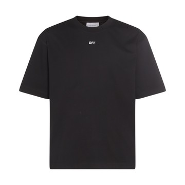 Off-white - Black Cotton T-shirt