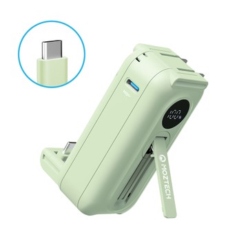 【廠商直送】MOZTECH太空艙行動電源-5000mAh-C-綠/MOA16TGN