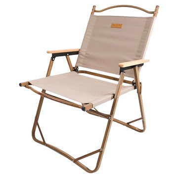 山之客 Mountainhiker 鐵管克米特 SZK398 露營椅 卡其色 摺疊便攜 戶外休閒椅  大  1個