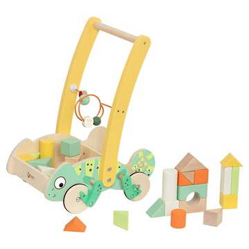 Classic WORLD 客來喜 變色龍寶寶探險車 10536  1個  黃色+淺綠色