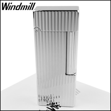 ☆福星屋☆【Windmill】FOX系列-火石式燃油打火機(鍍鉻立體直紋款) NO.FOX-0002