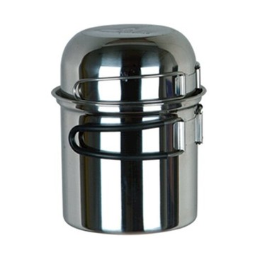 CAMPING ACE 野樂 單人不鏽鋼套鍋 攜帶式炊具 300g 1.5L + 0.7L  ARC-302  1組