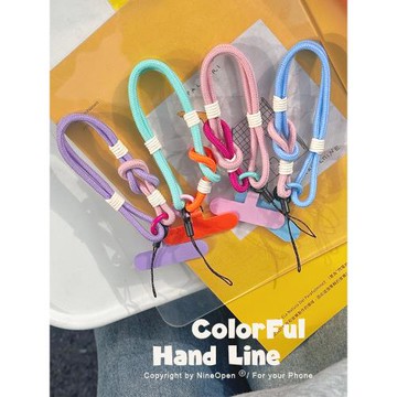 九點半手工編織多用可調節斜挎iphone手機殼掛繩相機適用全手機