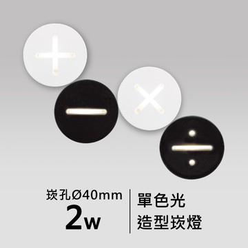 【崁入孔4公分】2W造型崁燈｜F05-CT-60864-A、60865-A、60866-A、608611-A、608612-A、608613-A