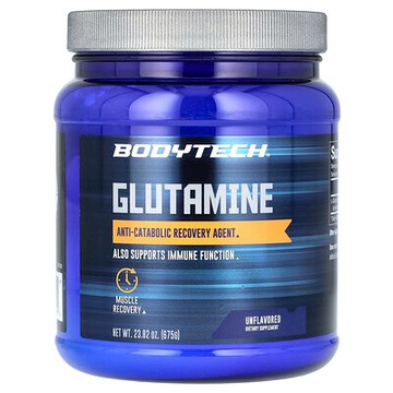 BodyTech, 谷氨醯胺，原味，4.5 克，23.82 盎司（675 克）