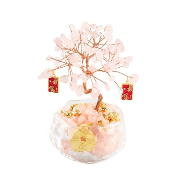 【風水好好玩】富貴發財粉水晶樹 (招財/招人緣/元寶/招貴人)