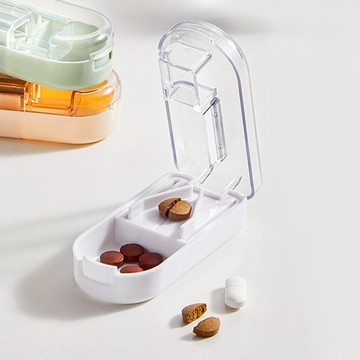 便攜式彈彈樂多功能藥盒/切藥器/儲藥盒-3入 單一規格