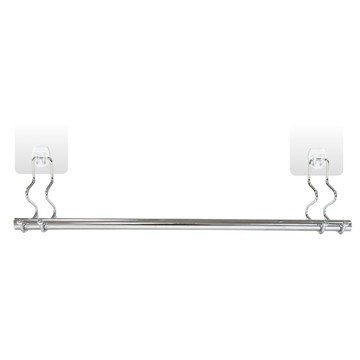 小閨祕 不鏽鋼單桿毛巾架 X0539  不鏽鋼色  1個  45cm