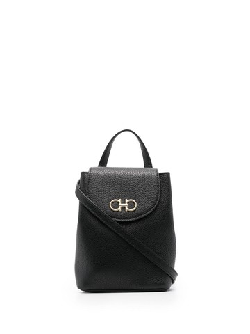 Ferragamo - Gancini-motif backpack - women - Calf Leather - One Size - Black