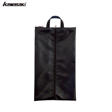 KAWASAKI 川崎鞋包黑色手提包鞋包防水捆綁口袋抽繩背包簡易羽毛球泡菜球籃球包足球包