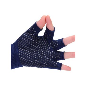 點膠防滑瑜伽手套 半指露指瑜伽手套 吸汗耐磨運動手套