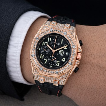 【Royal Schmied】RYS-C001 經典 日期視窗顯示 晶鑽 夜光指針 真三眼 石英錶