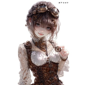 【5 月新品 5】07-124-0036 人物貼紙 蒸汽龐克風格