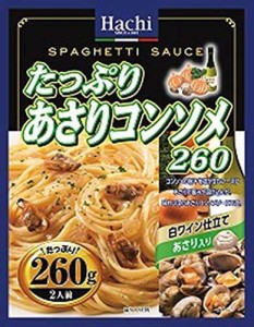 ハチ食品 たっぷり・あさりコンソメ 260g ×6個