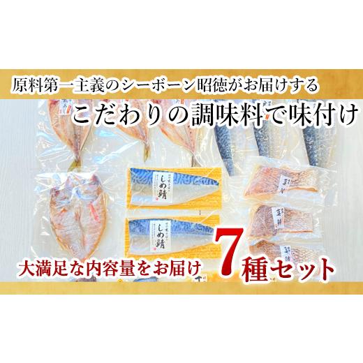 ふるさと納税 佐賀県 唐津市 「お歳暮」目利きが選んだごちそう旬魚 7種9枚7切 セット あじ さば ぶり さわら 真鯛 赤むつ 干物 粕漬け しめ鯖 みりん醤油漬け…