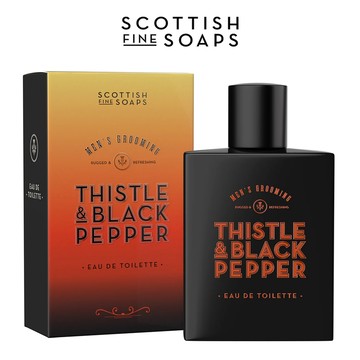 英國 Scottish Fine Soaps 經典男士香水（黑胡椒琥珀）男香 男香水 男性男用男生男人古龍香氛古龍水 男