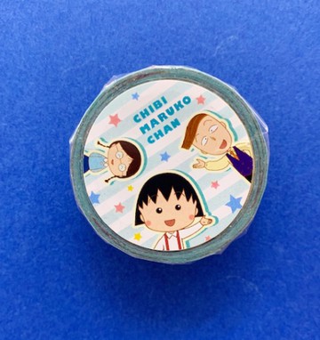【震撼精品百貨】CHIBI MARUKO CHAN_櫻桃小丸子~小丸子紙膠帶-小玉與花輪#57046