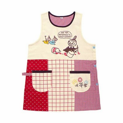 エプロン　MOOMIN　リトルミイ　パッチワーク セントレディス aso 64-1126-86 医療・研究用機器