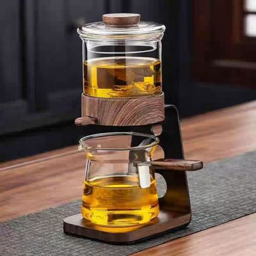 (免運)辰功新款磁吸飄逸杯一鍵出水高檔懶人泡茶壺家用辦公功夫茶具2025