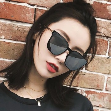 現貨-網紅墨鏡潮女新款韓版太陽眼鏡復古原宿風個性街拍 時尚潮款復古墨鏡太陽眼鏡337