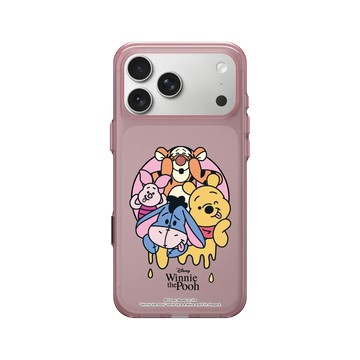 iPhone 17 Pro Max Clear (相機按鈕) 晶醺玫 - 迪士尼-小熊維尼 Disney Winnie The Pooh - 大合照